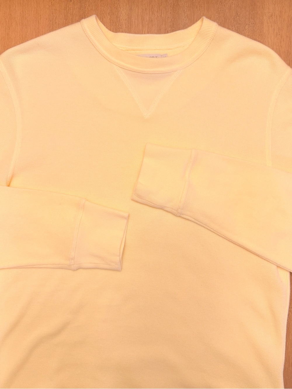 Suitsupply Luxe Cotton Sweatshirt Gold/ Light Yellow Men’s M